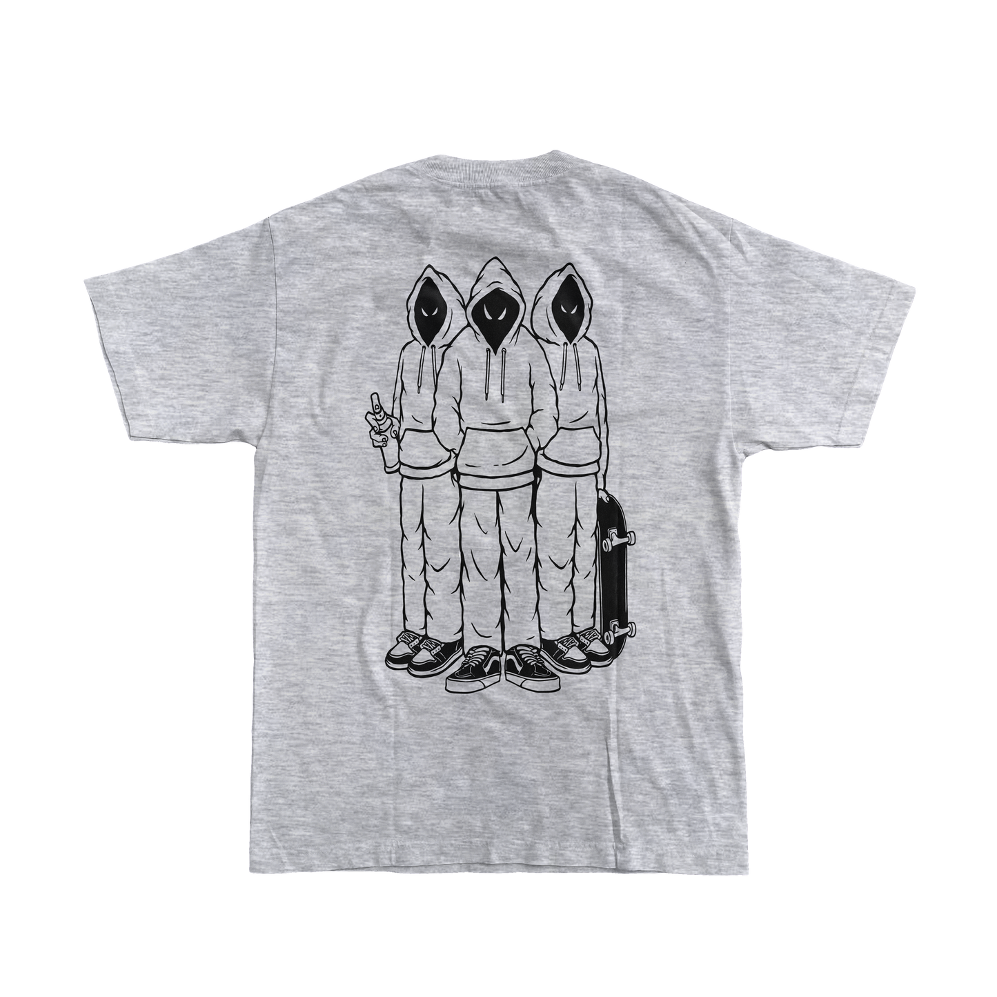 'Obsidian Punks' Tee (Ash Grey)